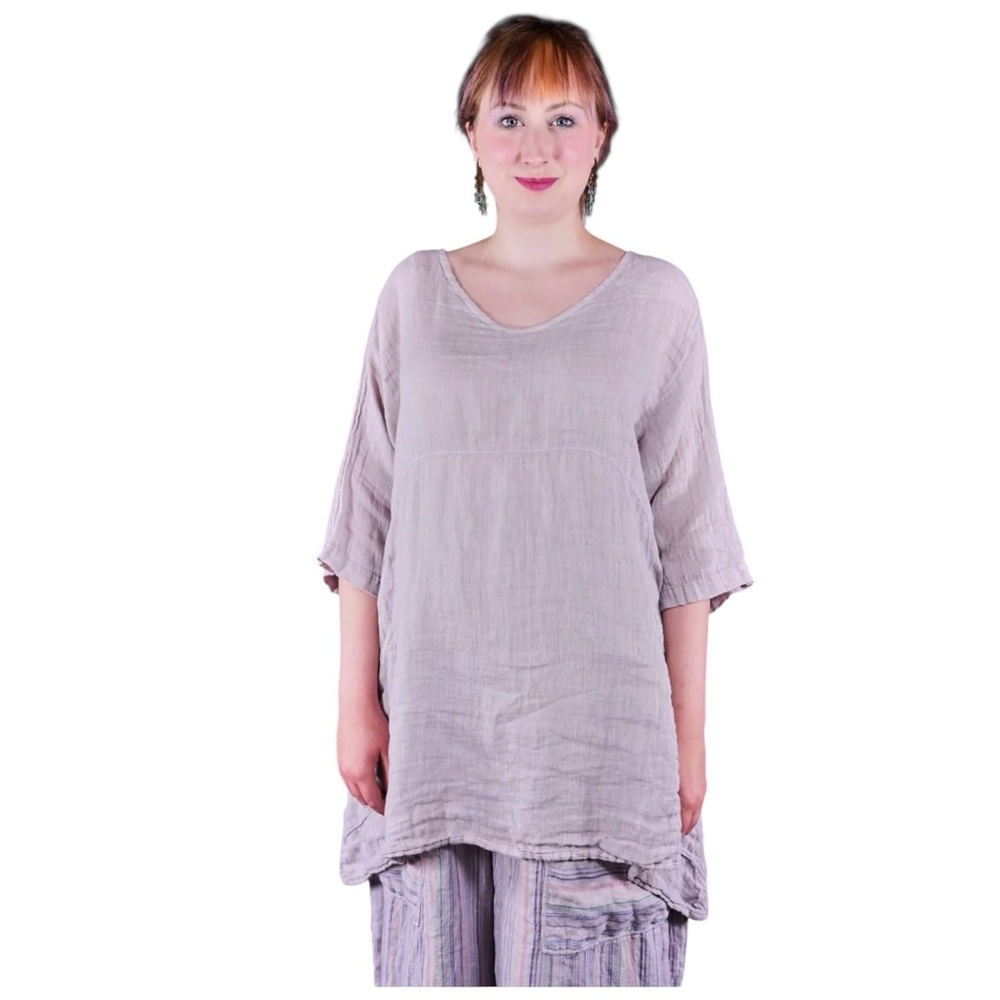 Blue Fish Linen Zen Tunic NWOT - Picture 6 of 12